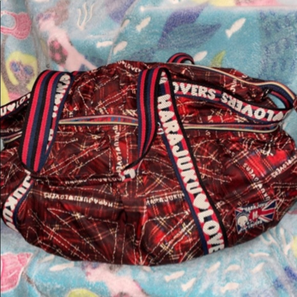 Harajuku Lovers Plaid Jack Lucky Crossbody Bag - Picture 10 of 12